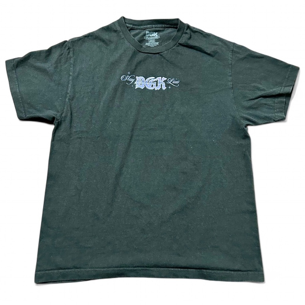 DGK Black Short Sleeve Tee Classic Crew Neck